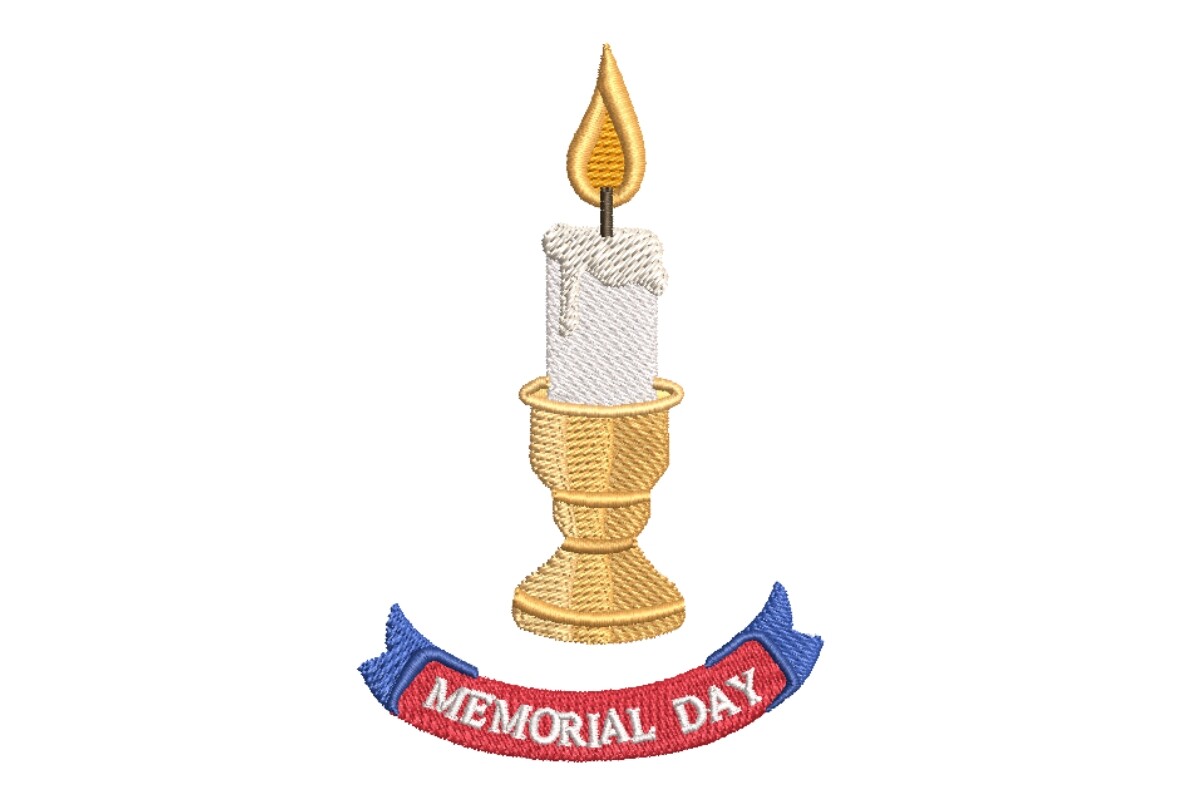 Memorial Day Remembrance Candle