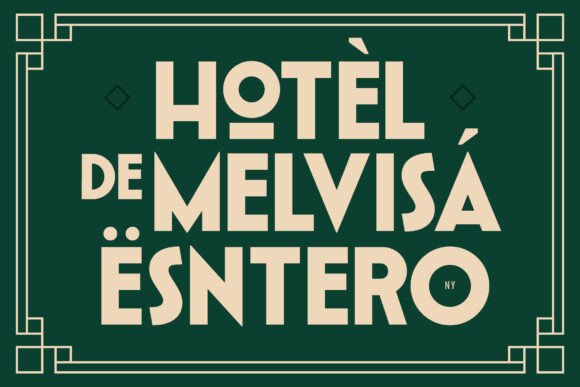 Mesathor Font PNG with transparent background - Preview 2