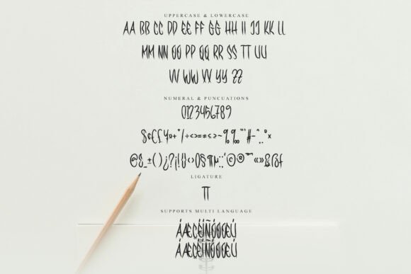 Mystic Display Font PNG with transparent background - Preview 5