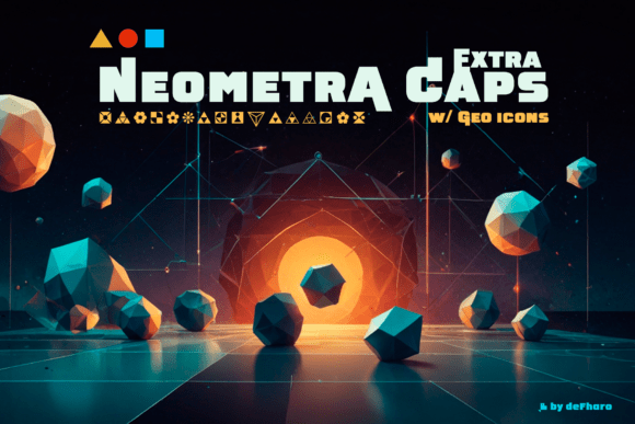 Neometra Font PNG with transparent background - Preview 2
