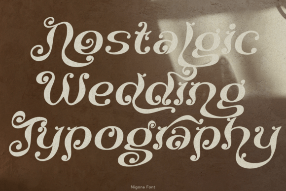 Nigona Font PNG with transparent background - Preview 3
