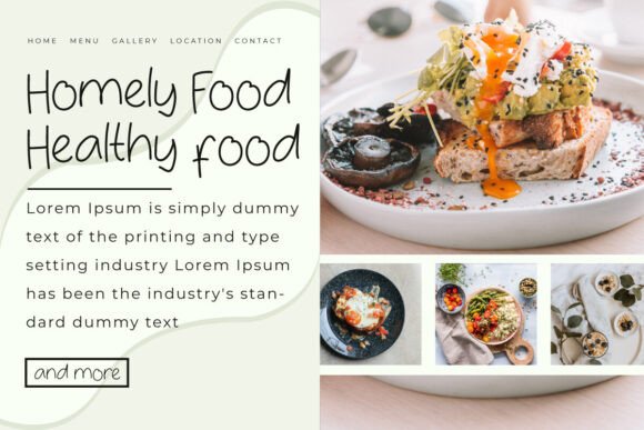 Pisang Goreng Font font preview - 3