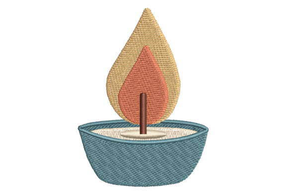 Simple Flame Candle
