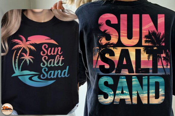 Summer Sun Salt Sand Png, Summer Vibes Grafika Projekty Koszulek Przez SLEEPY FOX