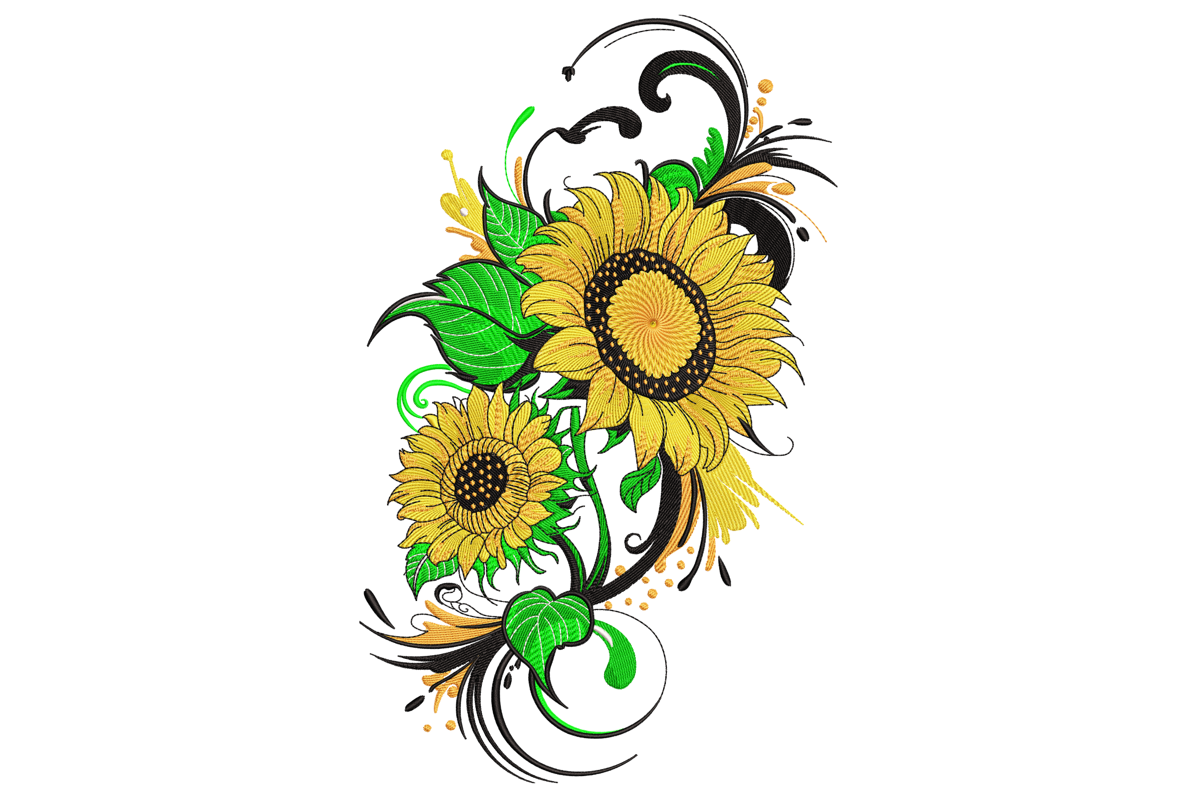 Sunflower Swirl