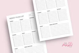 Weekly to Do List Printable PDF Graphic by The Stashyful · Creative Fabrica