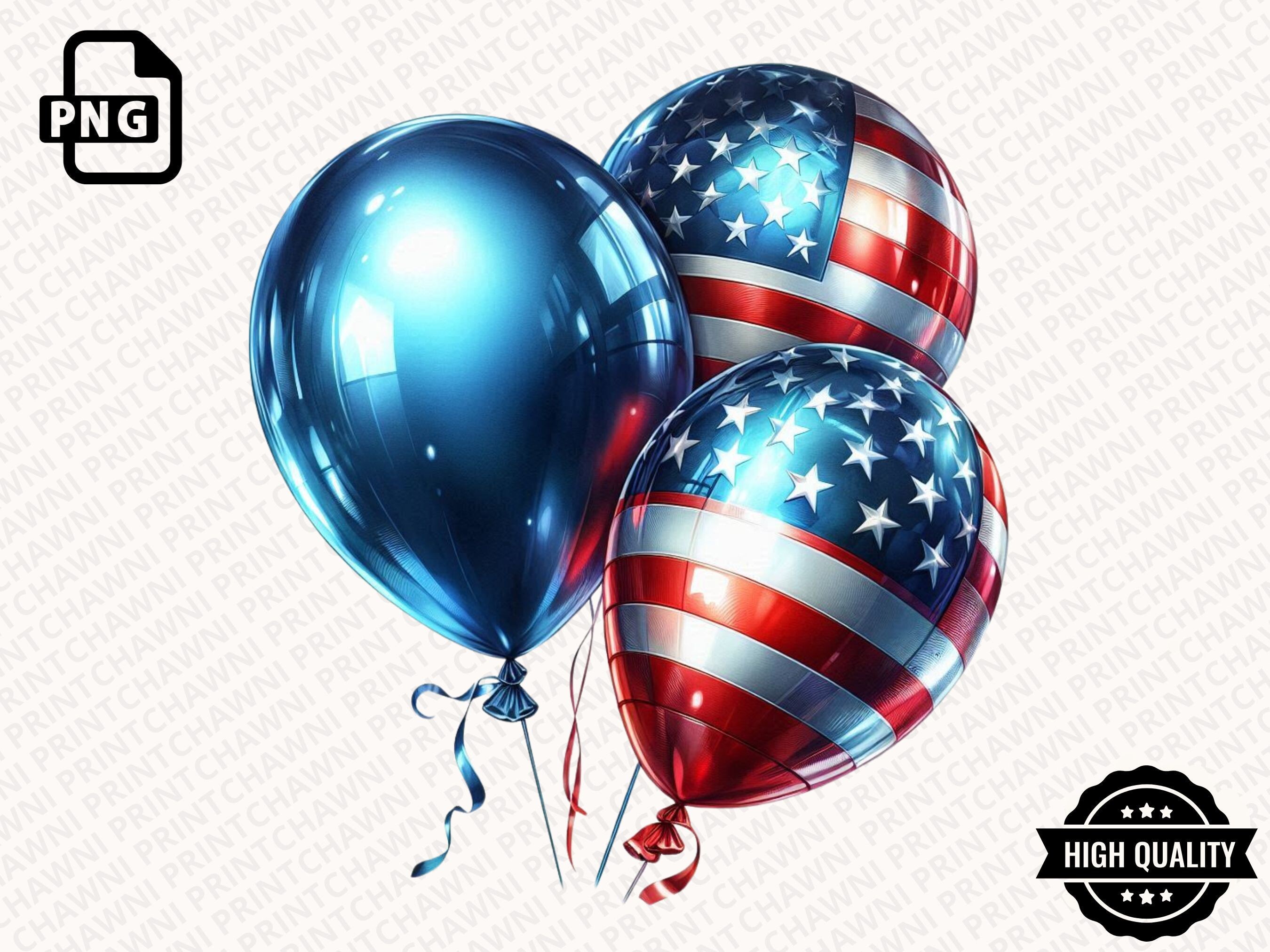 4th of July Clipart PNG