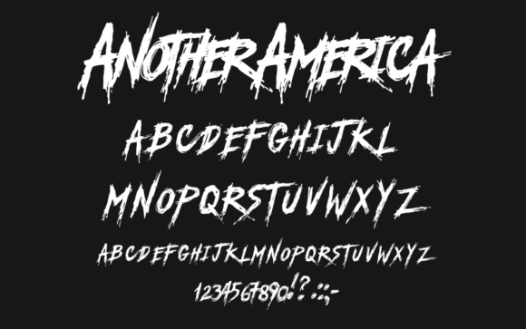 Another America Font - Preview 2