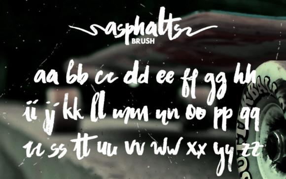 Asphalts Font - Preview 5