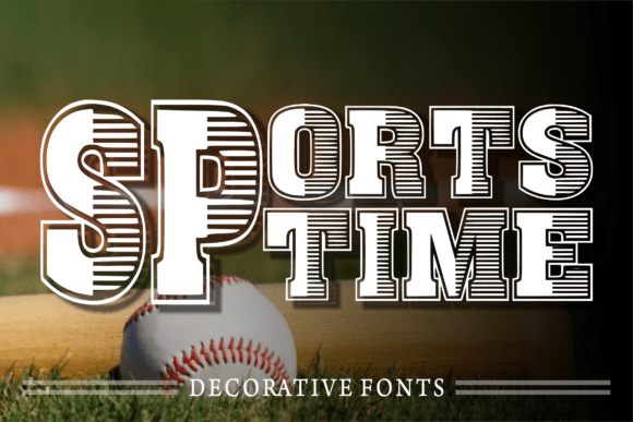 Baseball Style Font - Preview 1