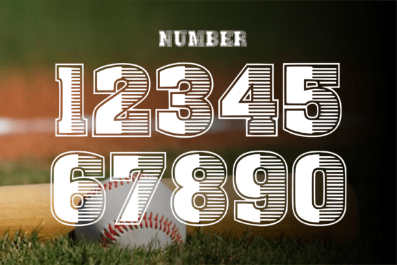 Baseball Style Font - Preview 3