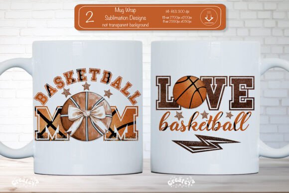Basketball Quote Coffee Mug Sublimation Graphics