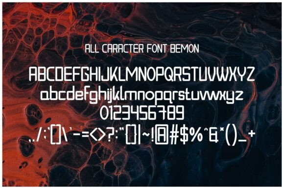 Bemon Font - Preview 1