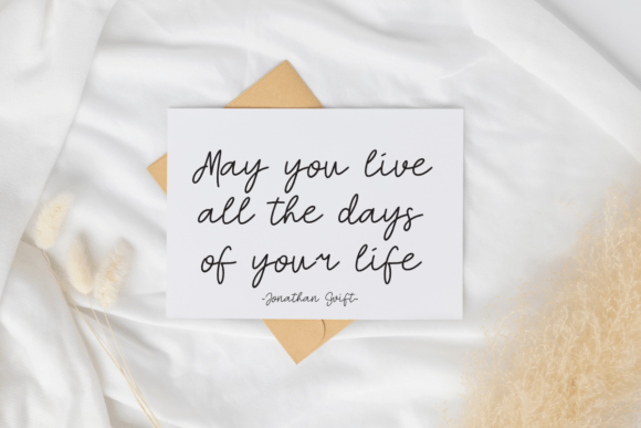 Birthday Signature Font - Preview 1