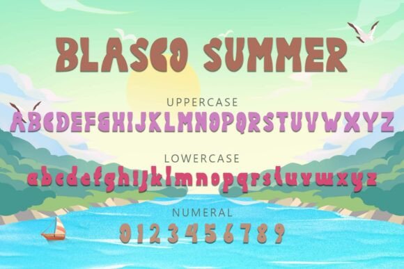 Blasco Summer Font - Preview 4