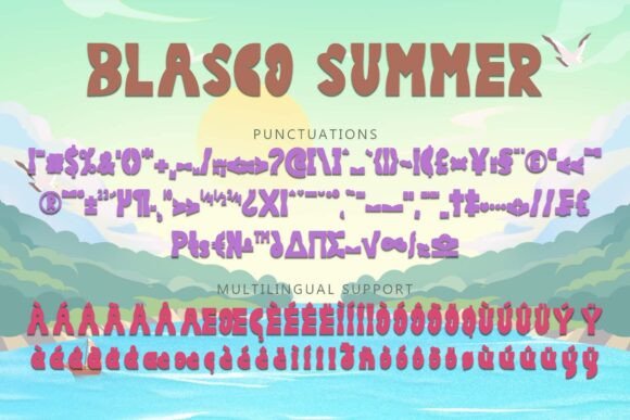 Blasco Summer Font - Preview 5