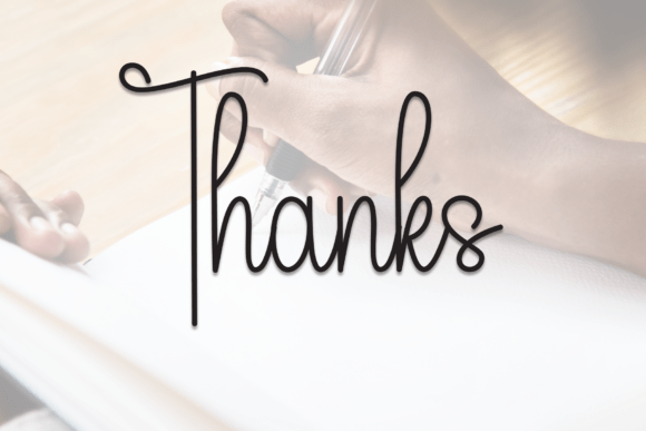 Book Signature Font - Preview 6