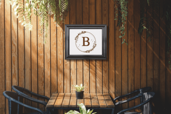 Botanic Monogram Font - Preview 3