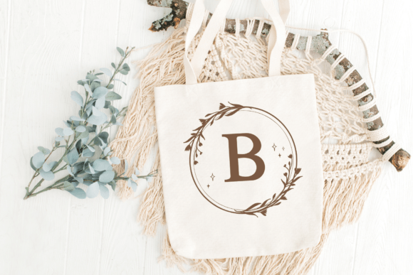 Botanic Monogram Font - Preview 4