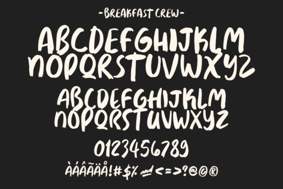 Breakfast Crew Font - Preview 4