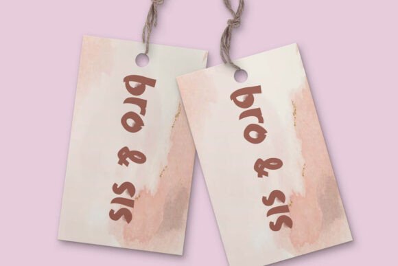 Bro & Sis Font - Preview 1