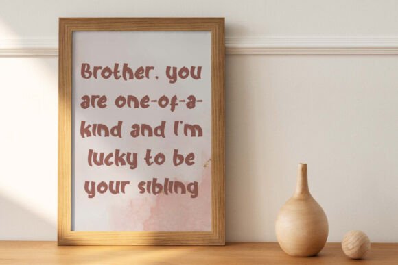 Bro & Sis Font - Preview 3