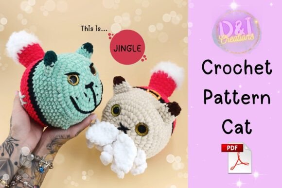 Cat Crochet PAttern Amigurumi Christmas