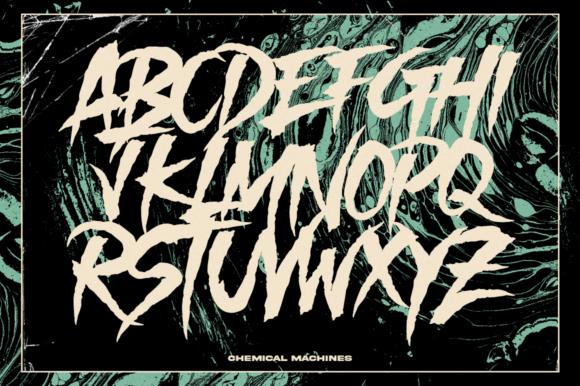 Chemical Machines Font - Preview 4