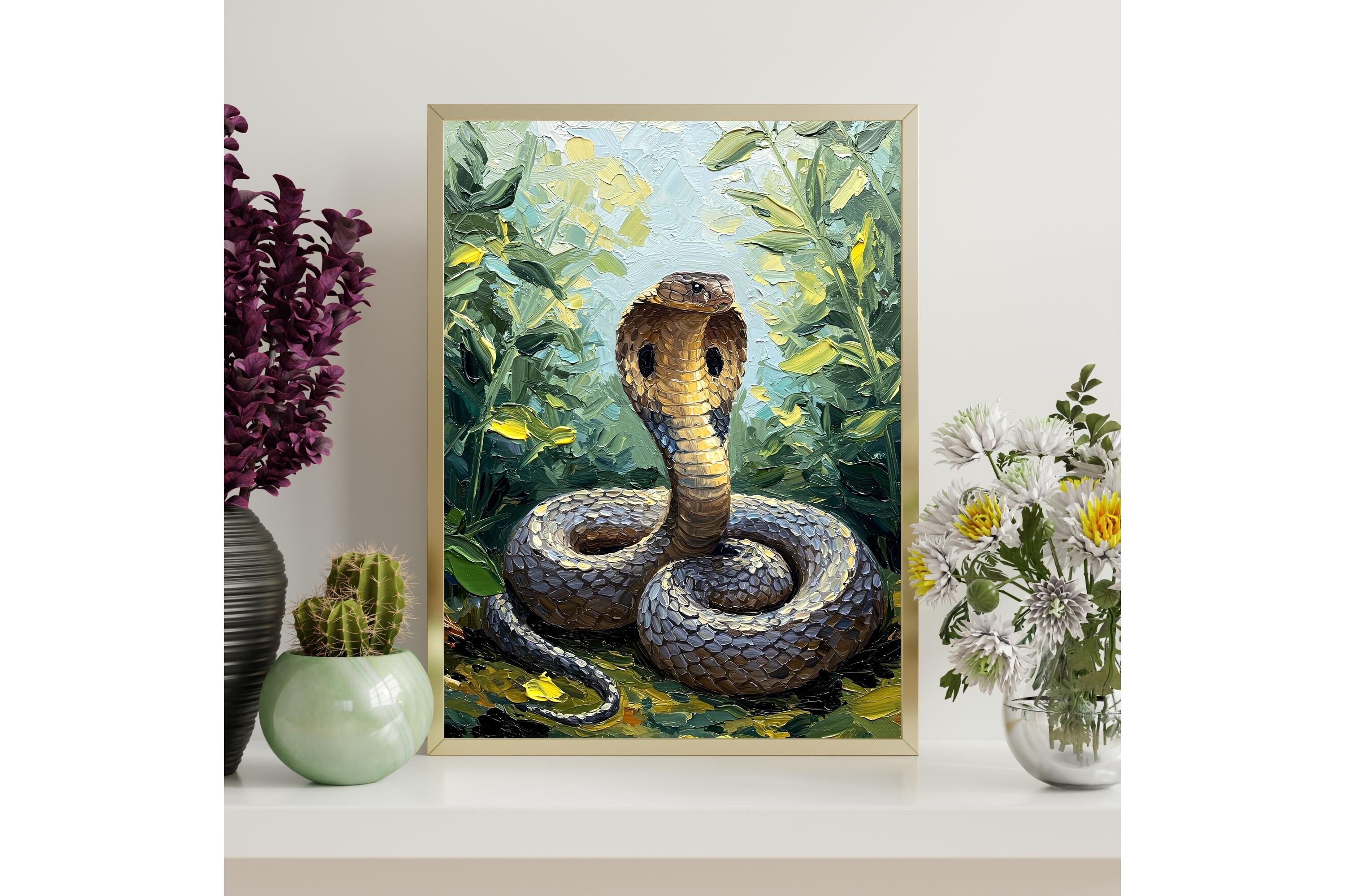 Cobra Snake Printable Wall Decor