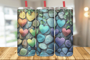 Colorful StoneTumbler Wrap Graphic by Magic Creative · Creative Fabrica