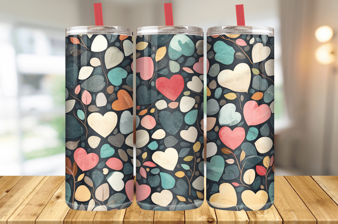 Colorful StoneTumbler Wrap Graphic by Magic Creative · Creative Fabrica