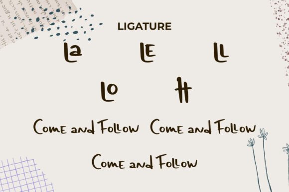 Come and Follow Font - Preview 5