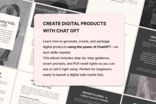 Create Digital Products with ChatGPT Graphic by Makii · Creative Fabrica