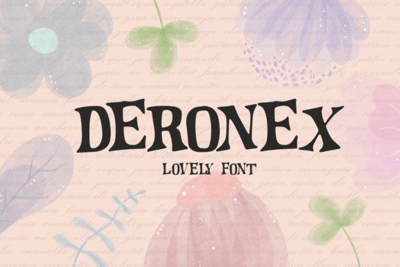 Deronex Font - Preview 1
