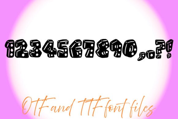 Dice Crazy Font - Preview 2
