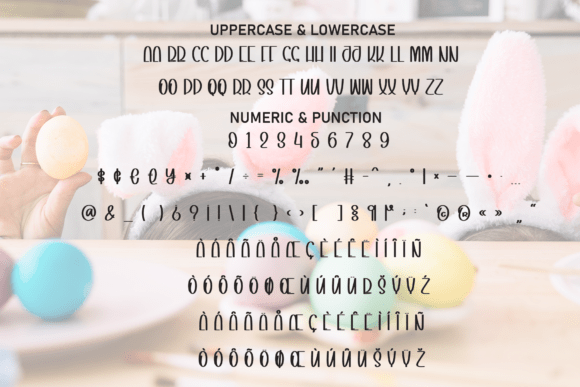 Easter Baseball Font - Preview 6