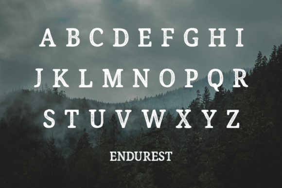 Endurest Font - Preview 4