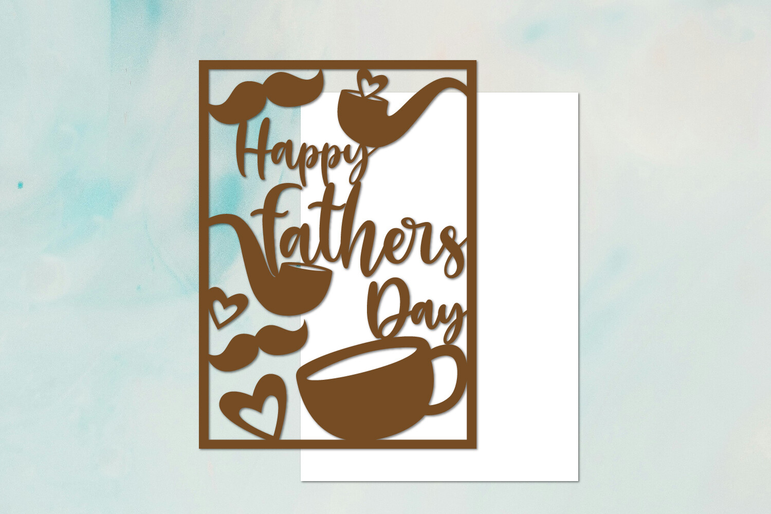 Fathers Day Papercut