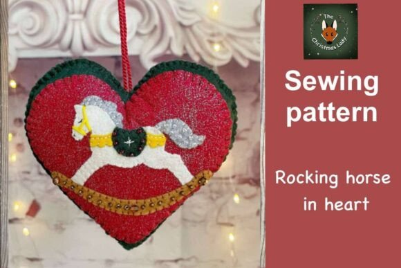 Felt Christmas Ornament Sewing Pattern