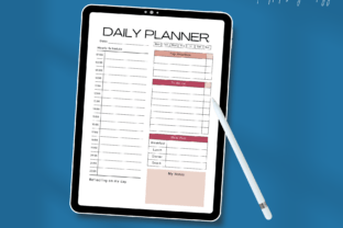 Free Daily Planner Template for Canva Graphic by Templates by amleyy ...