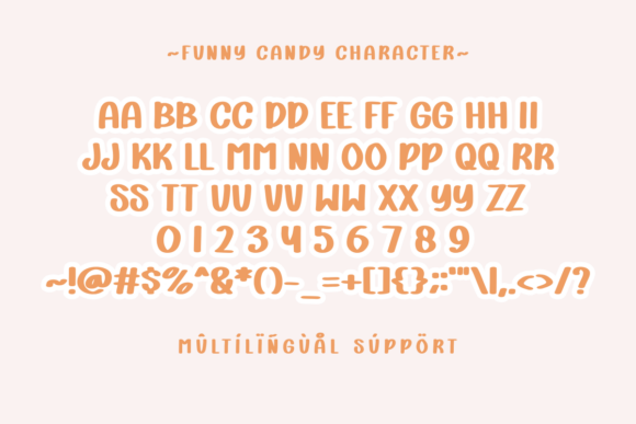 Funny Candy Font - Preview 2