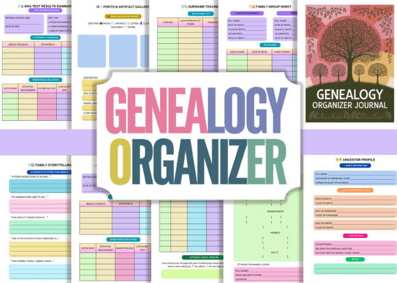 Genealogy Organizer Journal - KDP