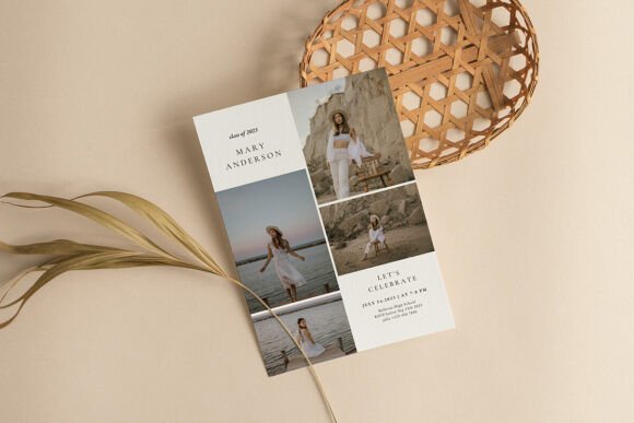 Graduation Invitation Canva Card