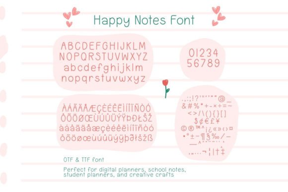 Happy Notes Font - Preview 1