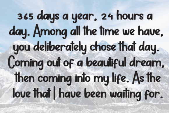 Heart Beauty Font - Preview 5