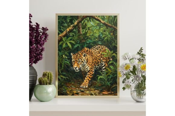 Jaguar Jungle Printable Wall Art