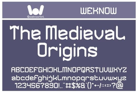 Knighthood Font font preview - 1