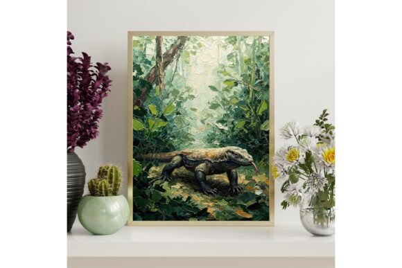 Komodo Dragon Printable Wall Art