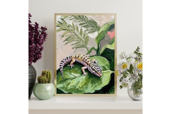 Leopard Gecko Printable Wall Art