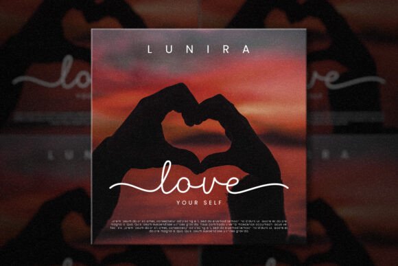 Lunira Rose Font font preview - 6